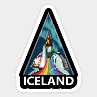 Iceland voyage 2 Sticker